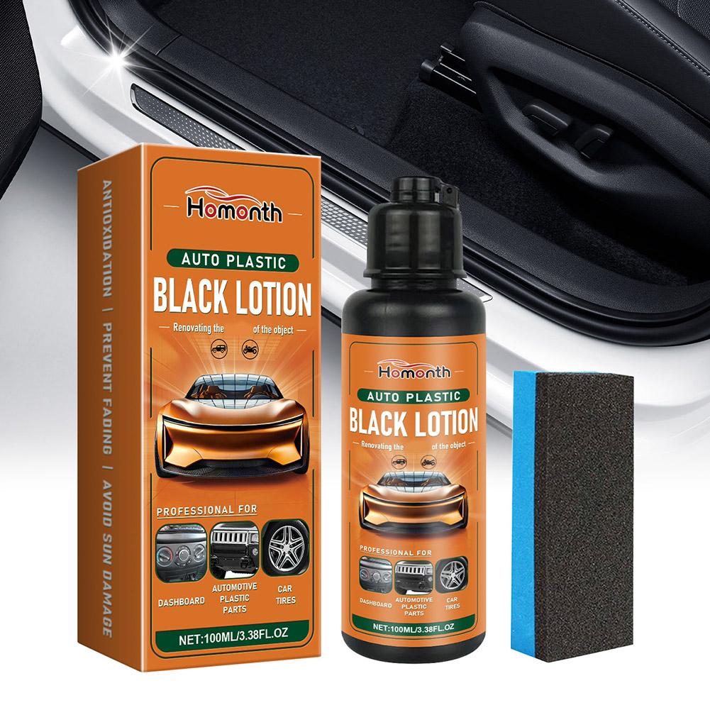 Trim Restorer Plastic - Lotion Pemulih Plastik Mobil Warna Hitam,