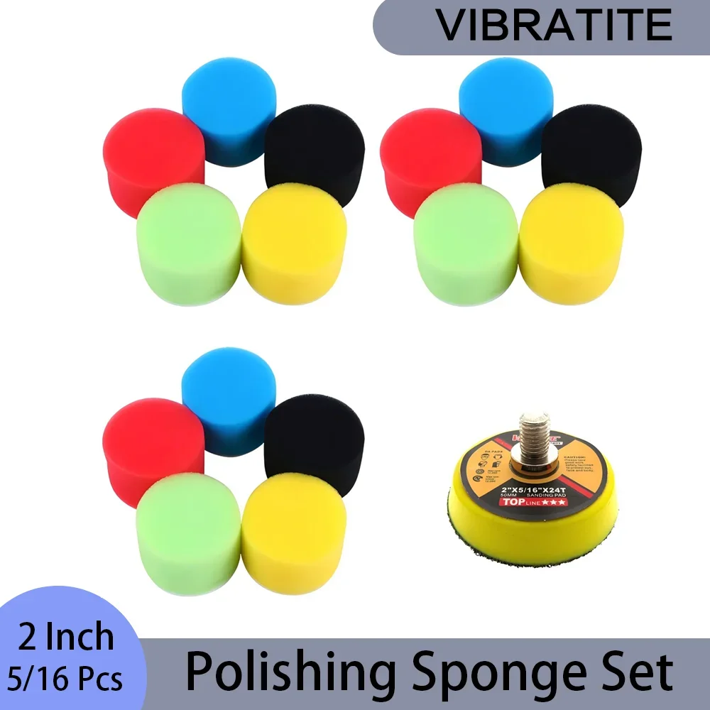 5/16 Buah Set Spons Poles 2 In - Polish Pad Set Buffer ulasan dan harga