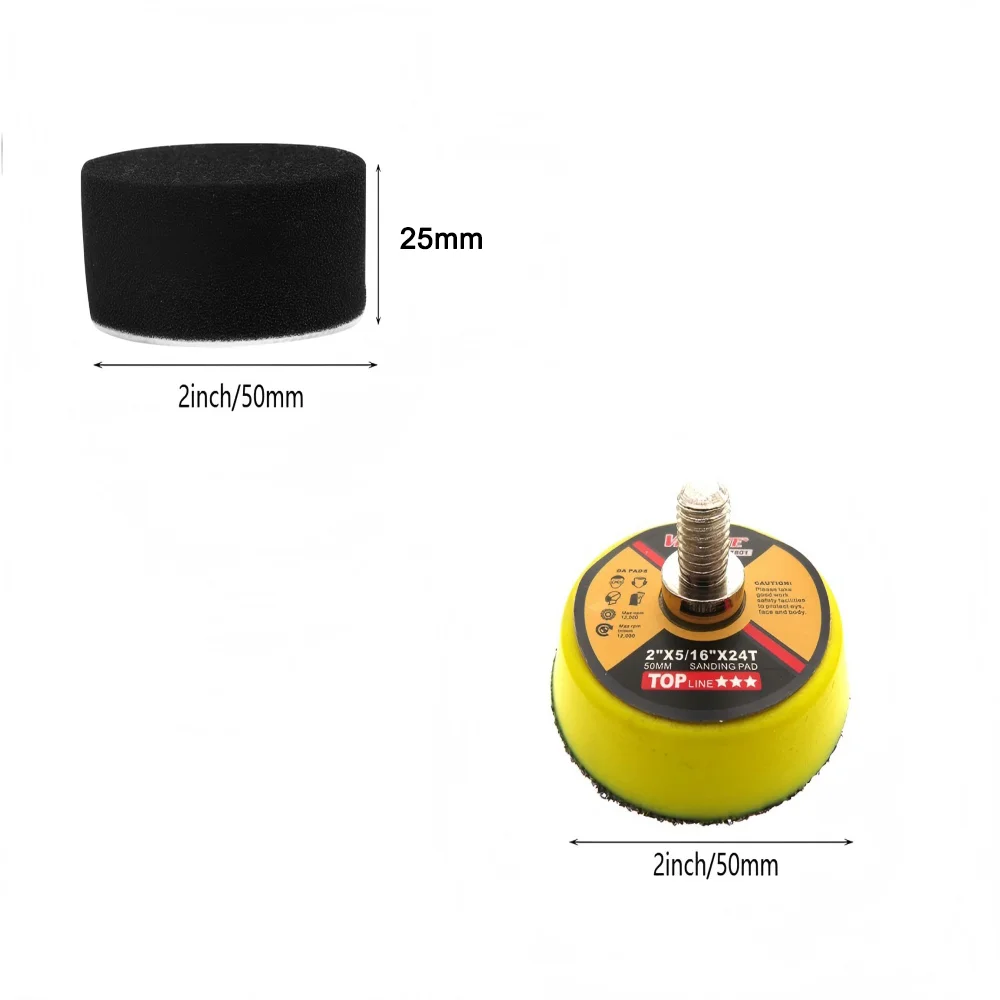 5/16 Buah Set Spons Poles 2 In - Polish Pad Set Buffer ulasan dan harga