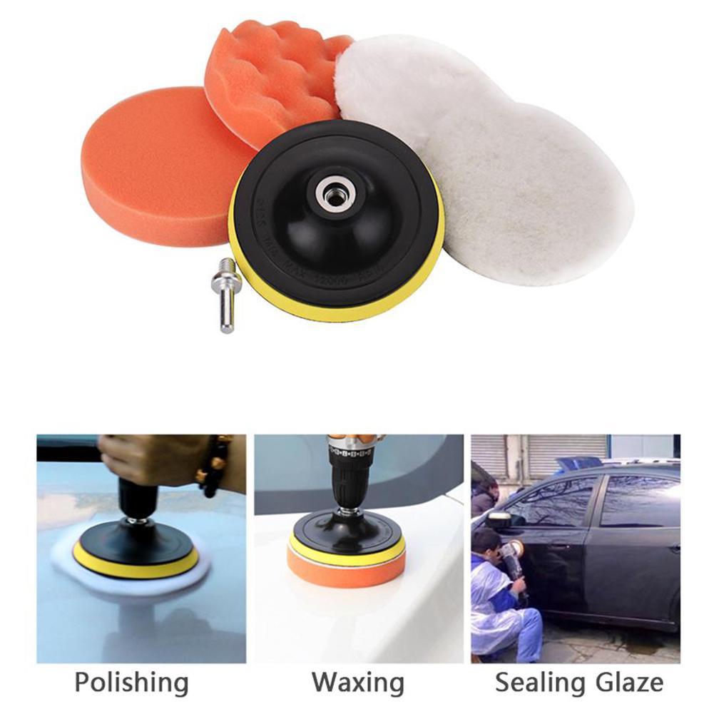 6pcs/set Kit Spons Poles Mobil - Polish Pad Set Buffer ulasan dan harga