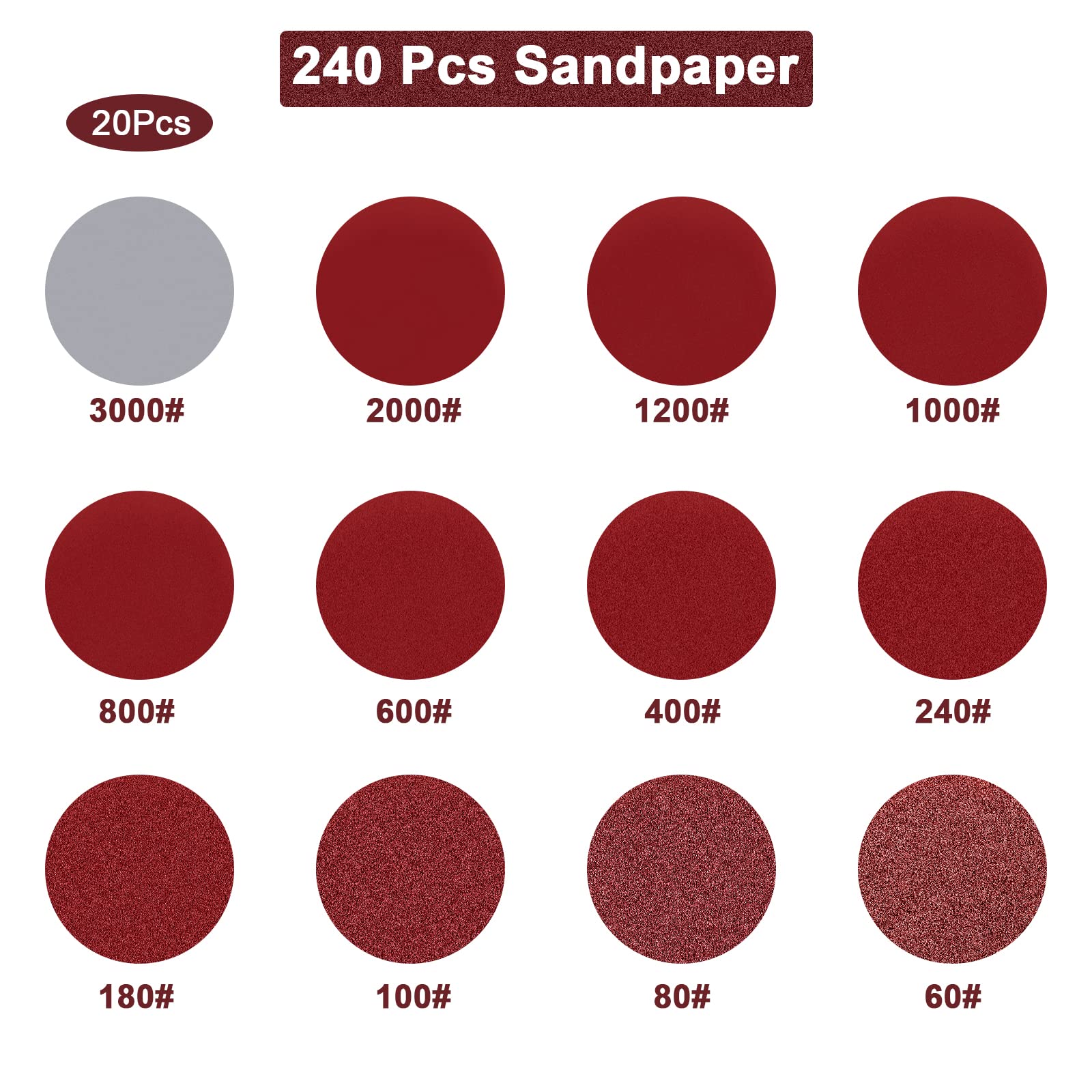 Set amplas merah 2 inci 247 bu - Polish Pad Set Buffer ulasan dan harga