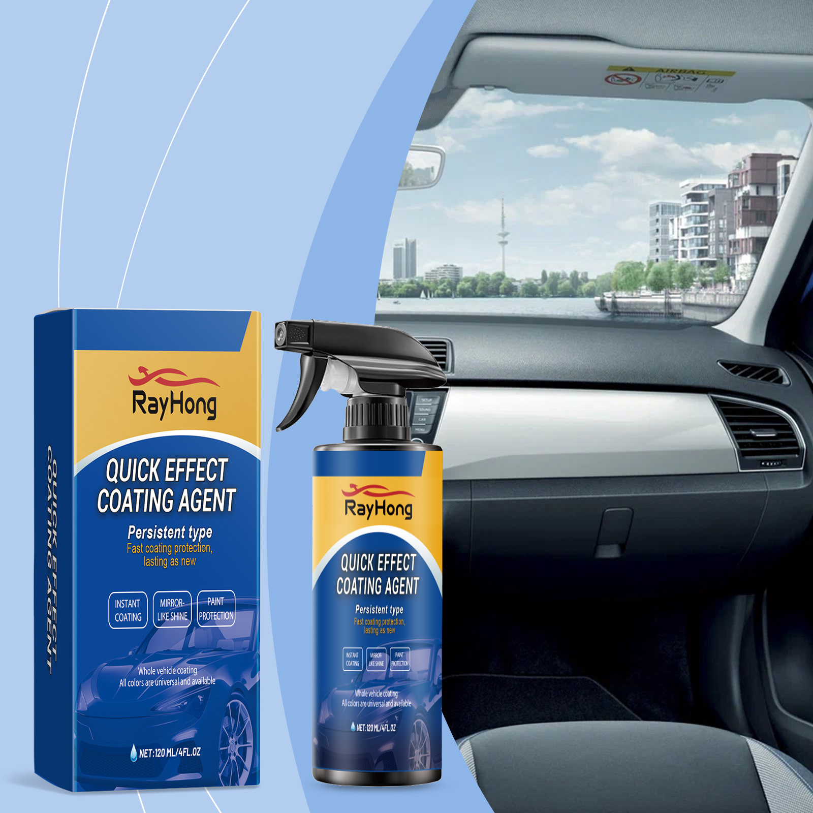 Semprotan Pelapis Keramik Mobi - Car Wax Ceramic Coating ulasan dan harga