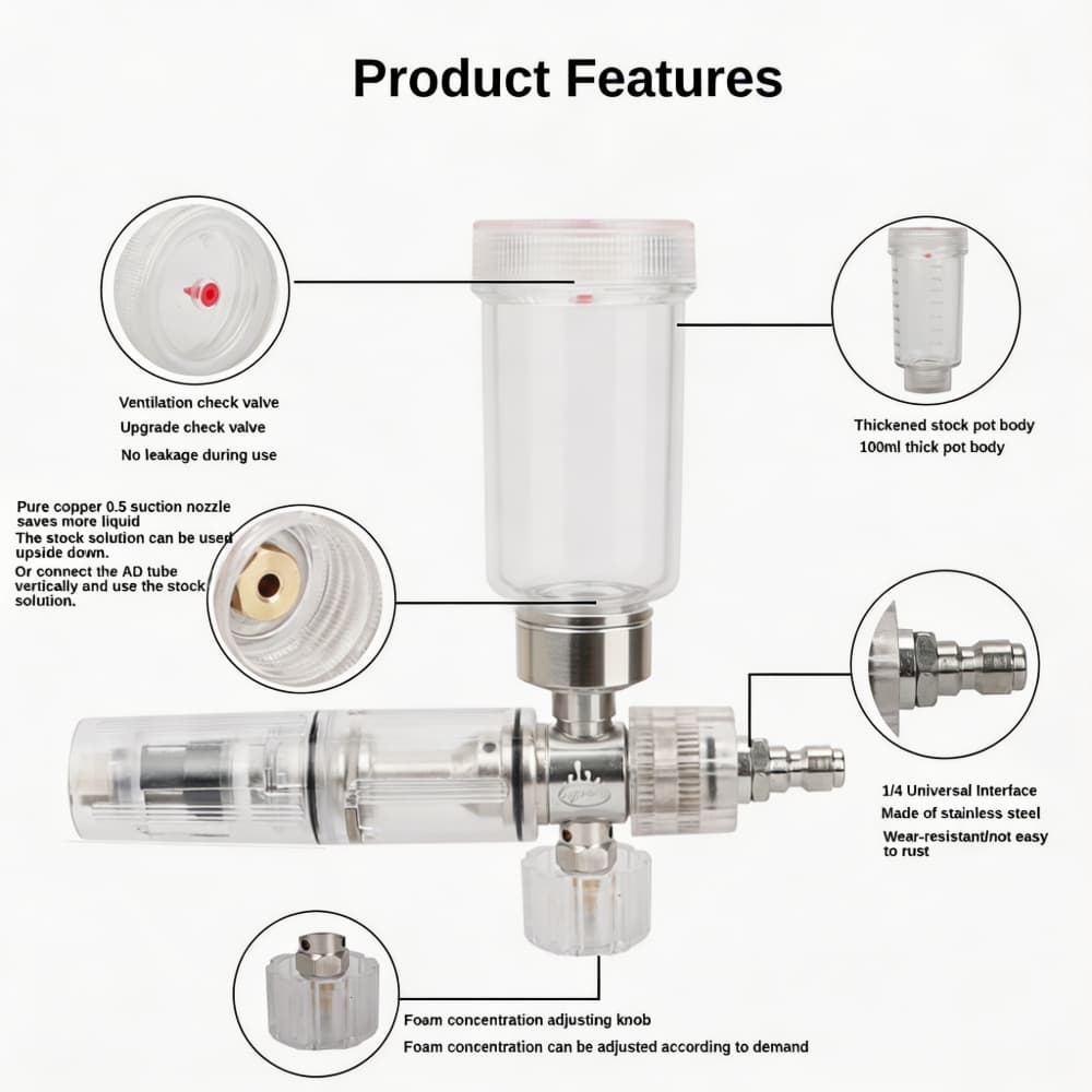 Pistol Semprot Busa Dapat Dise - Pressure Washer Foam Gun ulasan dan harga