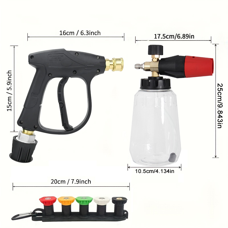 Kit Lance Busa Salju Kompatibe - Pressure Washer Foam Gun ulasan dan harga
