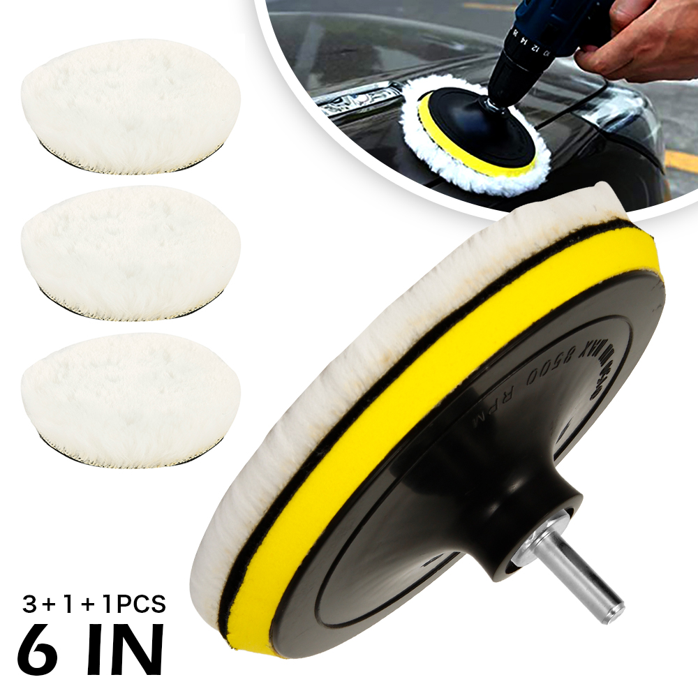 5pcs Set Bantalan Poles Mobil  - Polish Pad Set Buffer ulasan dan harga