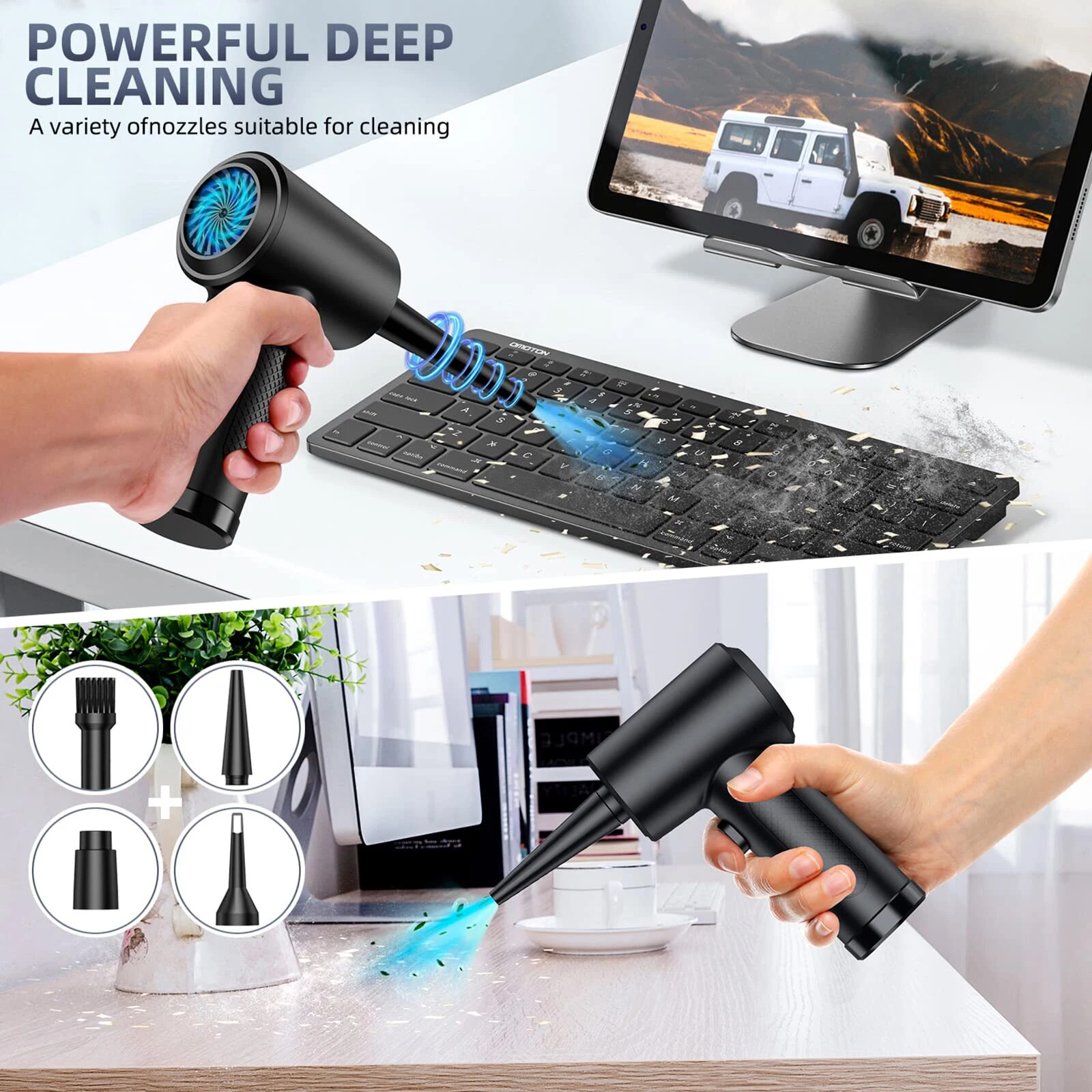 Kemoceng udara kompresi elektr - Dryer Car Blower ulasan dan harga