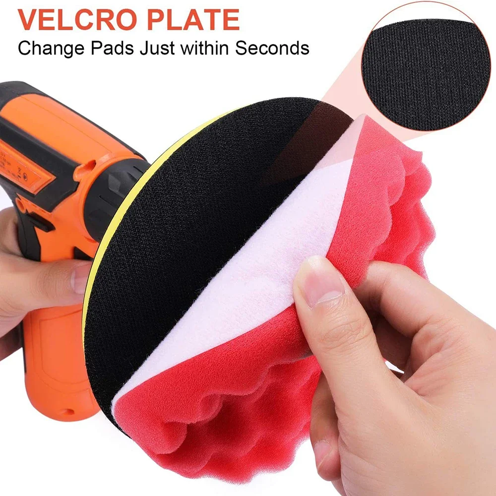 Kit Pad Poles Mobil Baru 8 Pcs - Polish Pad Set Buffer ulasan dan harga