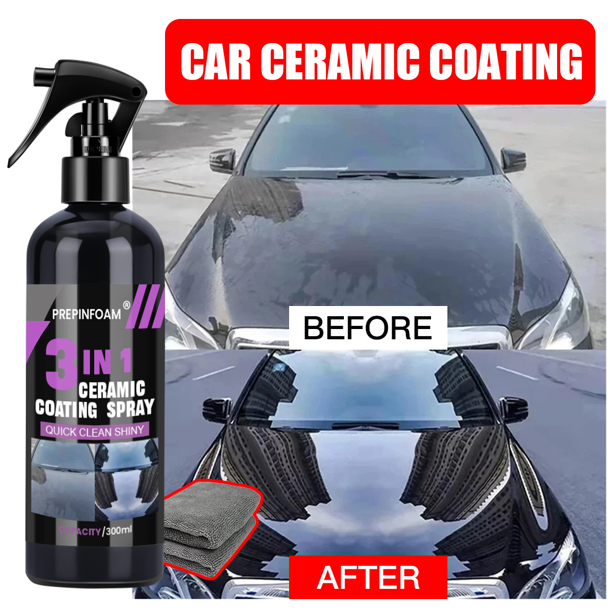 Semprotan Pembersih Cepat Meng - Car Wax Ceramic Coating ulasan dan harga