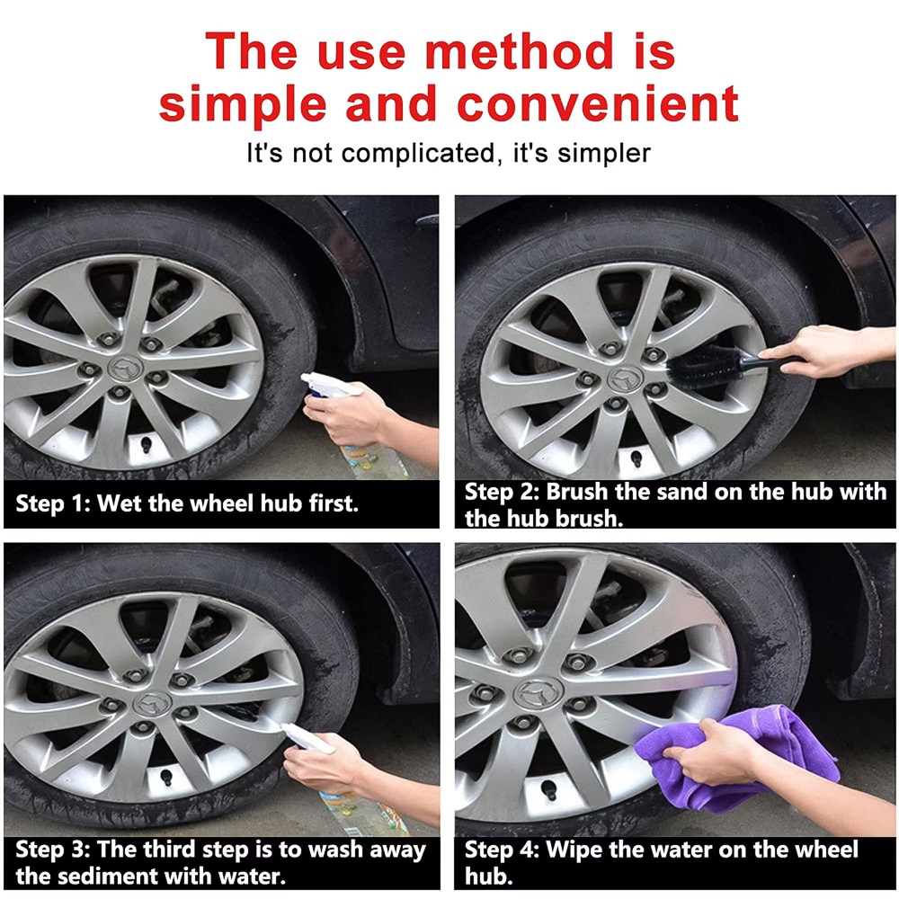 Sikat roda mobil, lembut bulu  - Wheel Cleaner Alloy ulasan dan harga